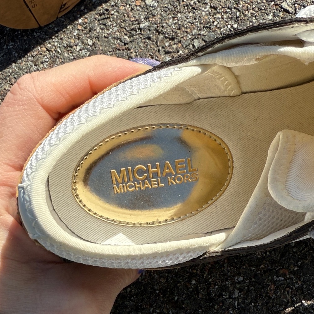 Michael Kors Wedge Sneakers** Bundle 5+ items and name your offer!!! 💖💞 - Picture 2 of 6